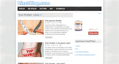 Desktop Screenshot of dieetblog.com